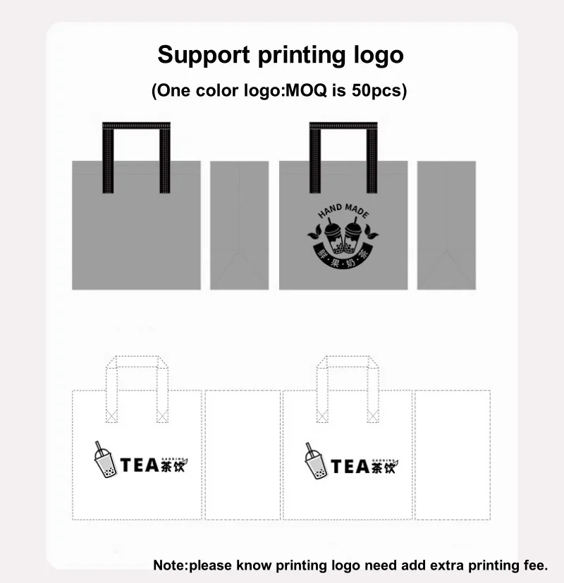 Insulated Tote Bag 🛍️ Grey Non-Woven Insulated Tote Bags – 10pcs Reusable Thermal Fabri... - SKU ITB01511 - UGI Pac...