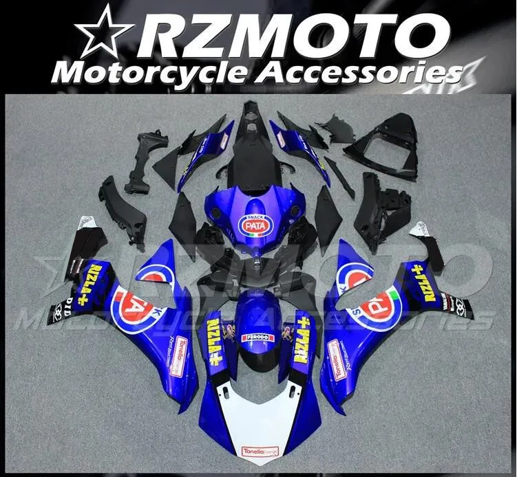 

4Gifts New ABS Motorcycle Bike Fairings Kit Fit for YAMAHA YZF - R1 R1m 2015 2016 2017 2018 15 16 17 18 Bodywork Set Red Blue