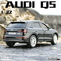 1:32 AUDI Q5 SUV Alloy Car Model Diecasts Metal Toy Vehicles Car Model Simulation Sound and Light Collection Childrens Toy Gifts 1