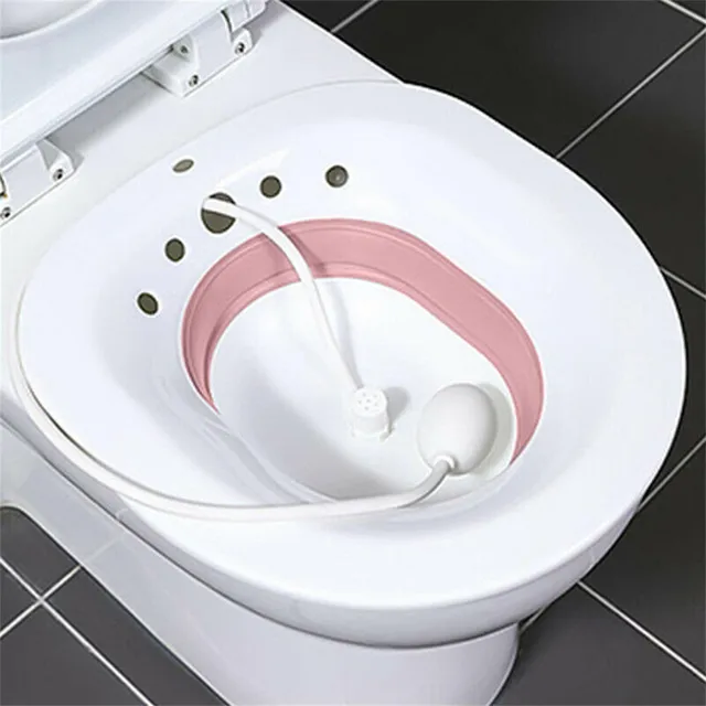 Fürdők Fürdőkád Hasznos Dolgok Az Otthoni Összecsukható Vödör -Medence Sitz Fürdős Ülés Szülés Utáni Ápolás - Image 6