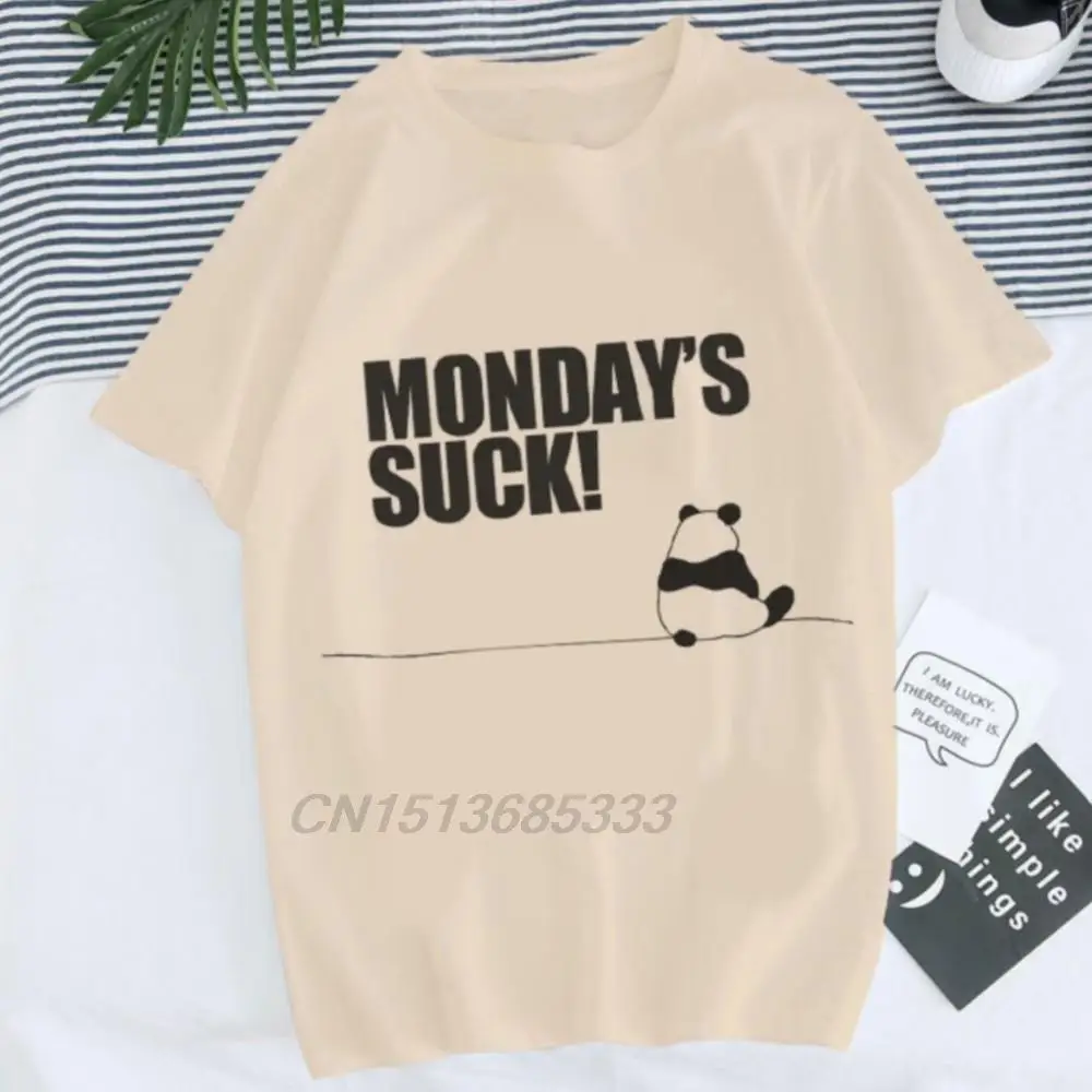 

Monday's Suck Panda Graphic Men T-shirts Japanese Anime Spy X Family Unisex Vintage Tee Tops Attack on Titan Retro Printed Shirt