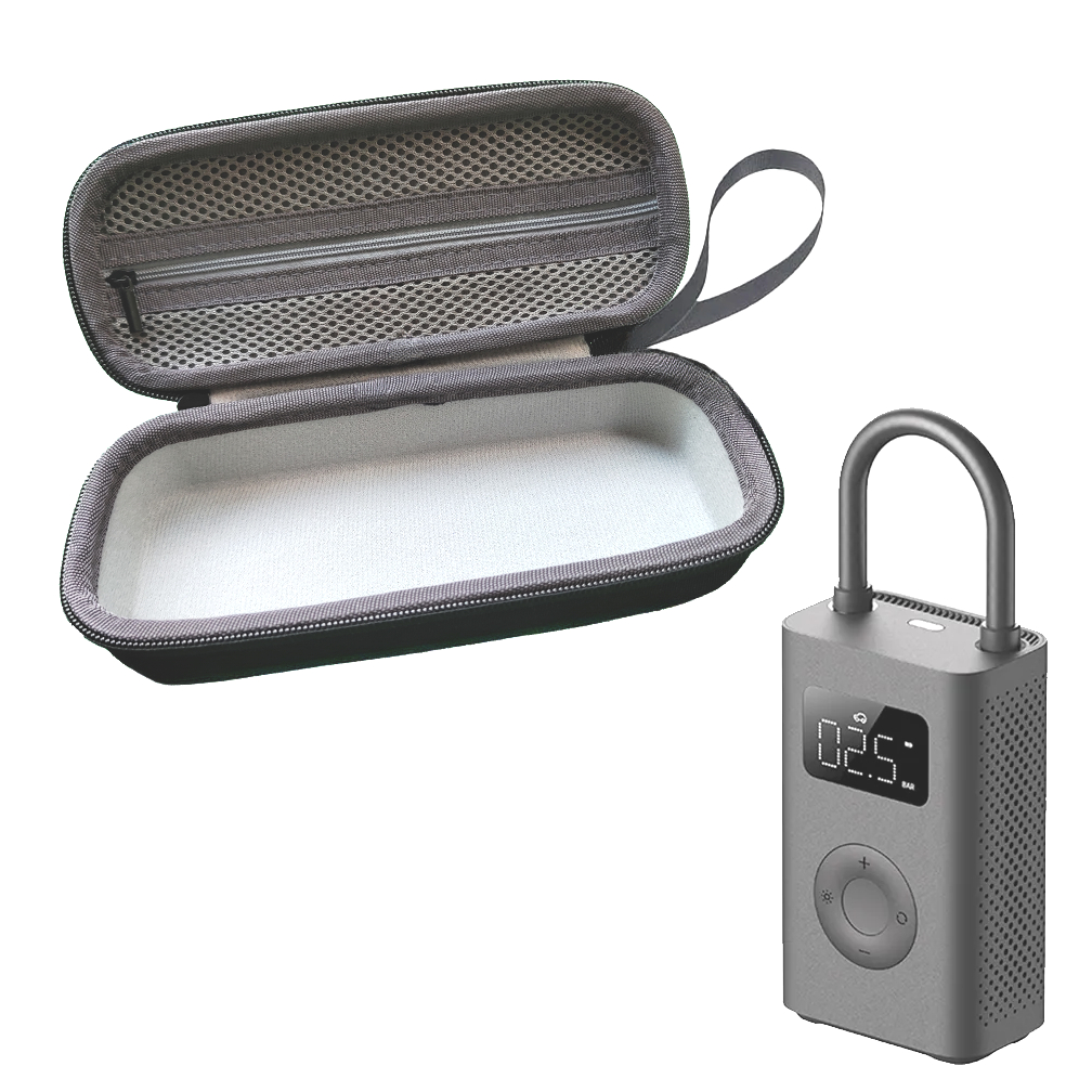 Hard Case Compatible for Xiaomi Mijia Air Pump 2 Car Bicycle Basketball Inflator Compressor Bag for Tire Tube Extension Hose