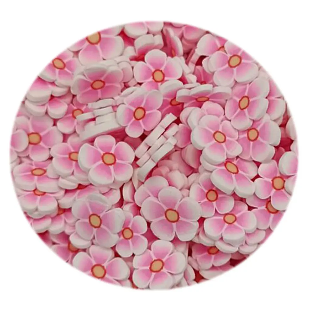 

Mix Design Daisy Flower Polymer Clay Colorful Sprinkles For DIY Crafts Tiny Cute 5mm Plastic Klei Mud Particles