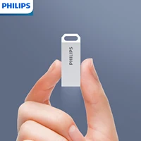 Philips USB Flash Drive 2.0 8GB 16GB 32GB 64GB 128GB High Speed Flash Drive External Storage Metal Pen Creative Personalized Car 4