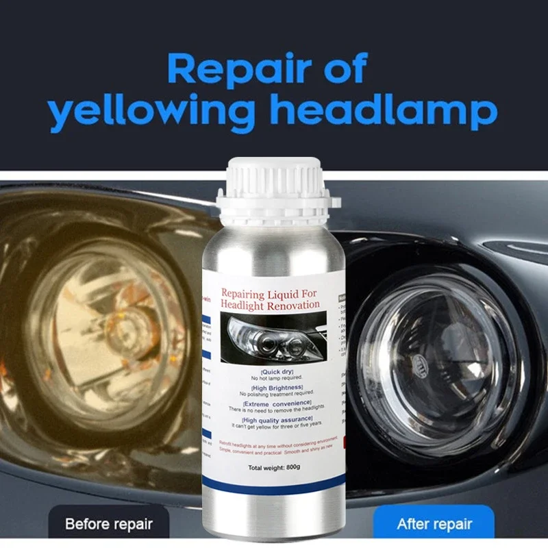Car Headlight Polish Restoration Kit Automotive Headlight Care Tool 220V Car Headlight Restoration Liquid Headlamp Polishing Set