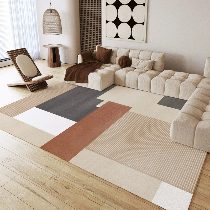 FrenchLivingRoomRugsLightLuxuryBedroomDecorCarpetModern