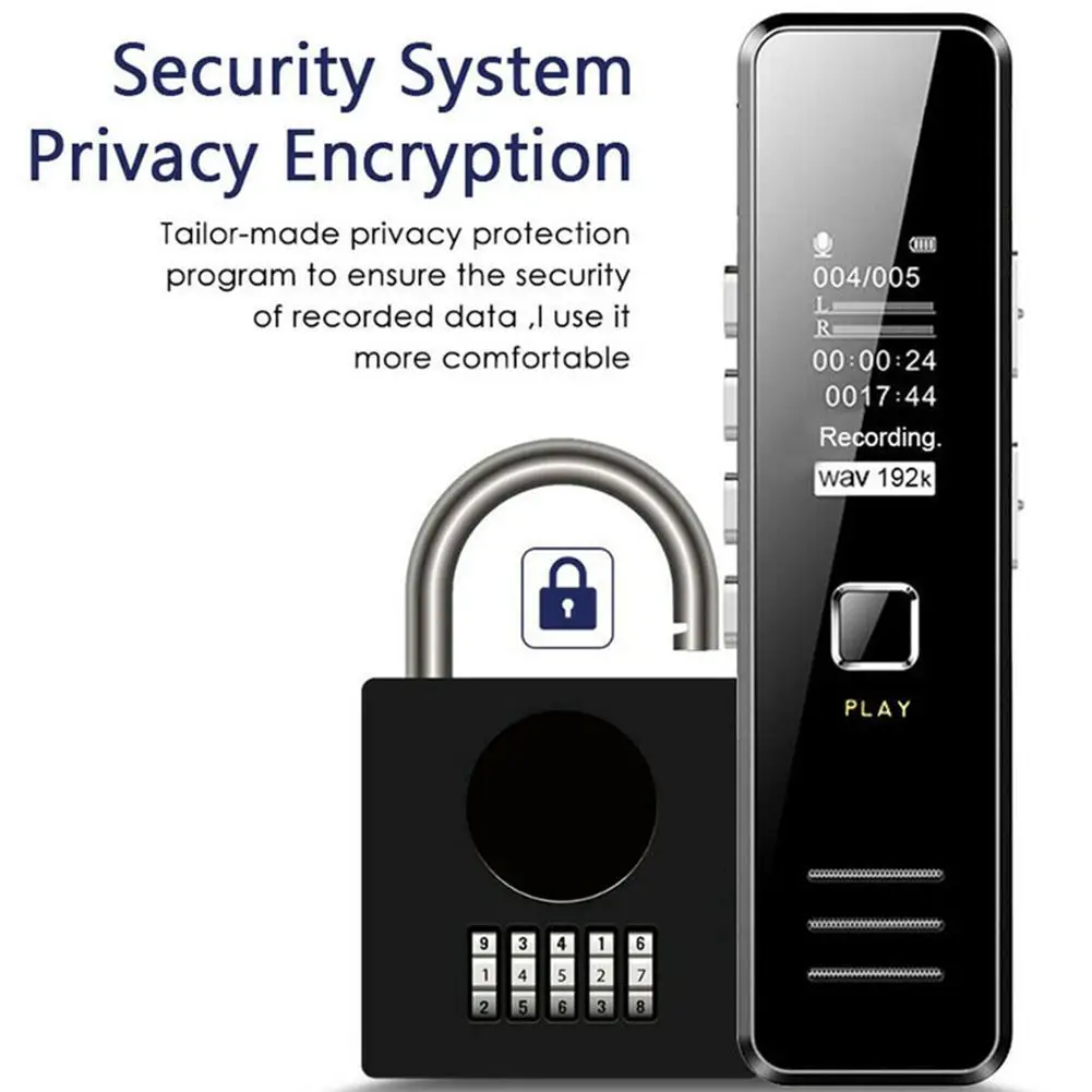미니 디지털 오디오 녹음기 스피커, USB 충전식 HD 음성 녹음기, TF 카드 사운드 지원, Mp3 플레이어, 소음 감소