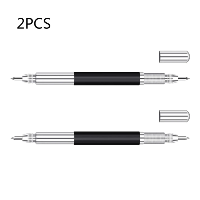 

Double End Scriber Clip Pen Ceramics Glass Metal Construction Marking Tools