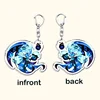 Game Chibis Cartoon Keychains for Accessories Bag Shadow Milk Pure Vanilla Mystic Flour Candy Apple Cookie Keyrings Kids Gift 5