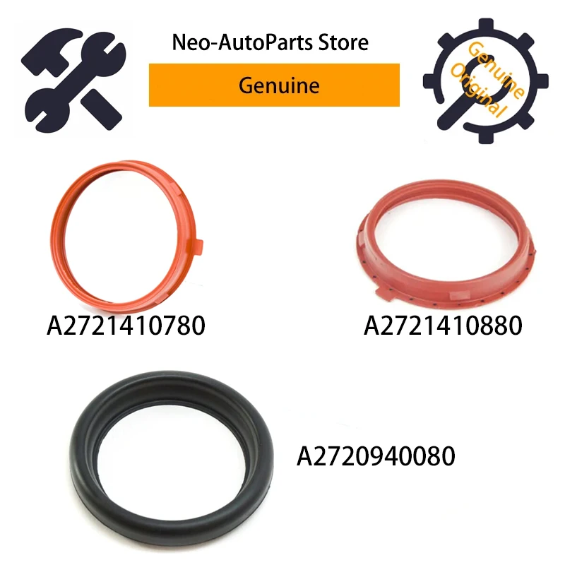 

A2721410780 Genuine Upper Lower Sealing Gasket Sealing Gasket Throttle Vent For Mercedes Benz M272 OEM A2721410880 A2720940080