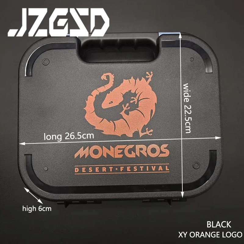 

Tactical Glock G17 G18 G19 1911 Multifunctional Plastic Gun Case Outdoors Waterproof Dustproof Portable Secure Suitcase Box