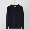 Men's Crew Neck Pullover Sweater Hot Sale Of The Season Thickened Bear Fur Blend Knitted Shirt Soft Cozy Base Layer Fashionable