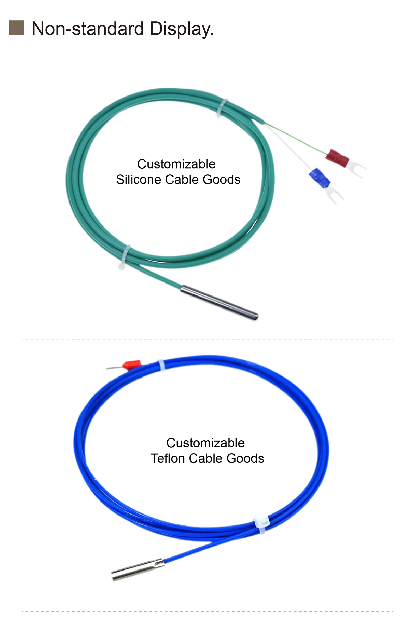 K Type E Type Probe Thermocouples Temperature Sensor 0-400°C 0-600°C Stainless S