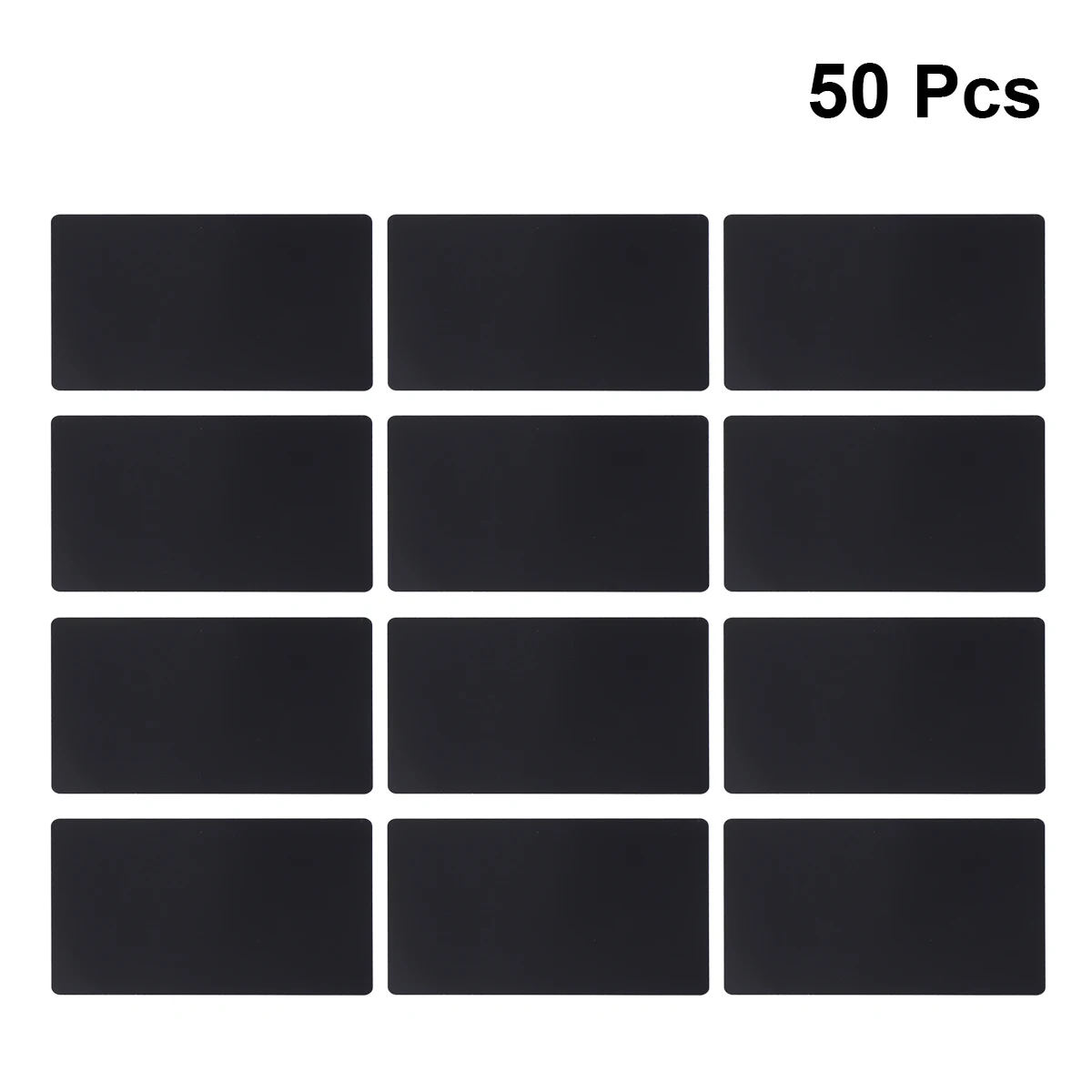 Blank Credit Card Stainless Steel Business Card Blanks For Engraving diy Cards Printing Products Business Cards 50Pcs