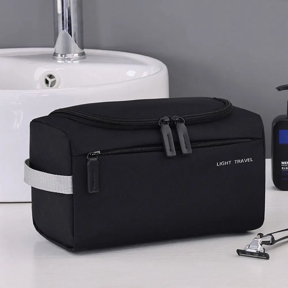 3-in-1 Travel Toiletry Bag Oxford Cloth Lightweight Waterproof Shaving Bag Makeup Bag Large-Capacity Makeup Organizer Men