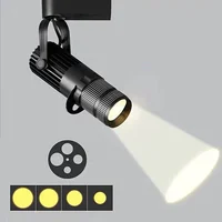 RGB Changeable LED Track Light Adjustable Focus LED Spotlight Stage RGB Ceiling Light Projection Display Background Wall Lamps 2