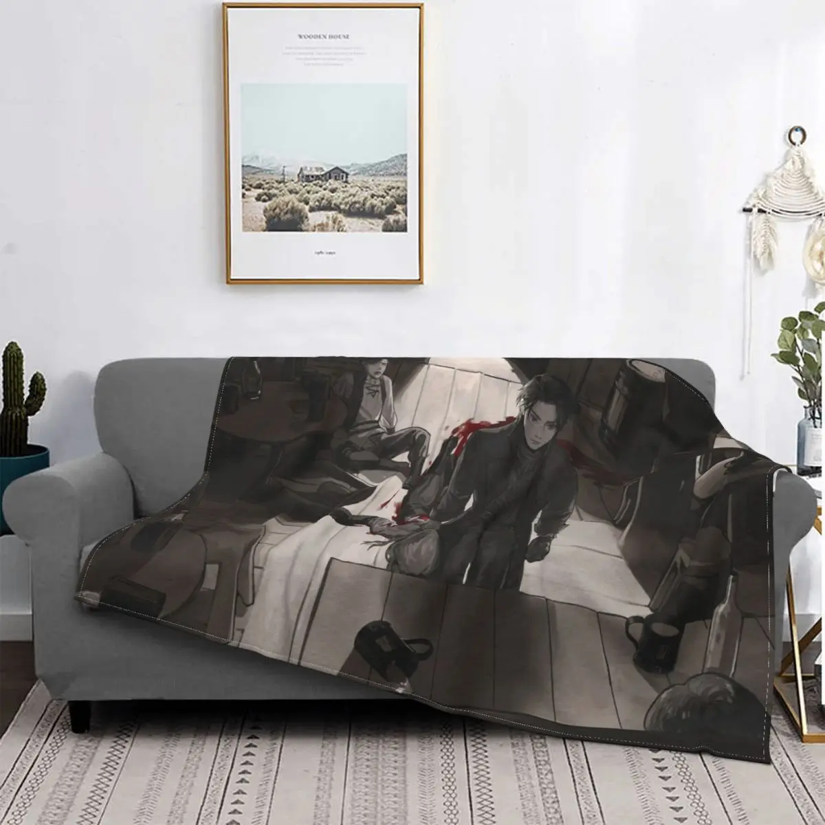 PinOnBlanketLordoftheMysteriesPlushAllSeasonMultifunction