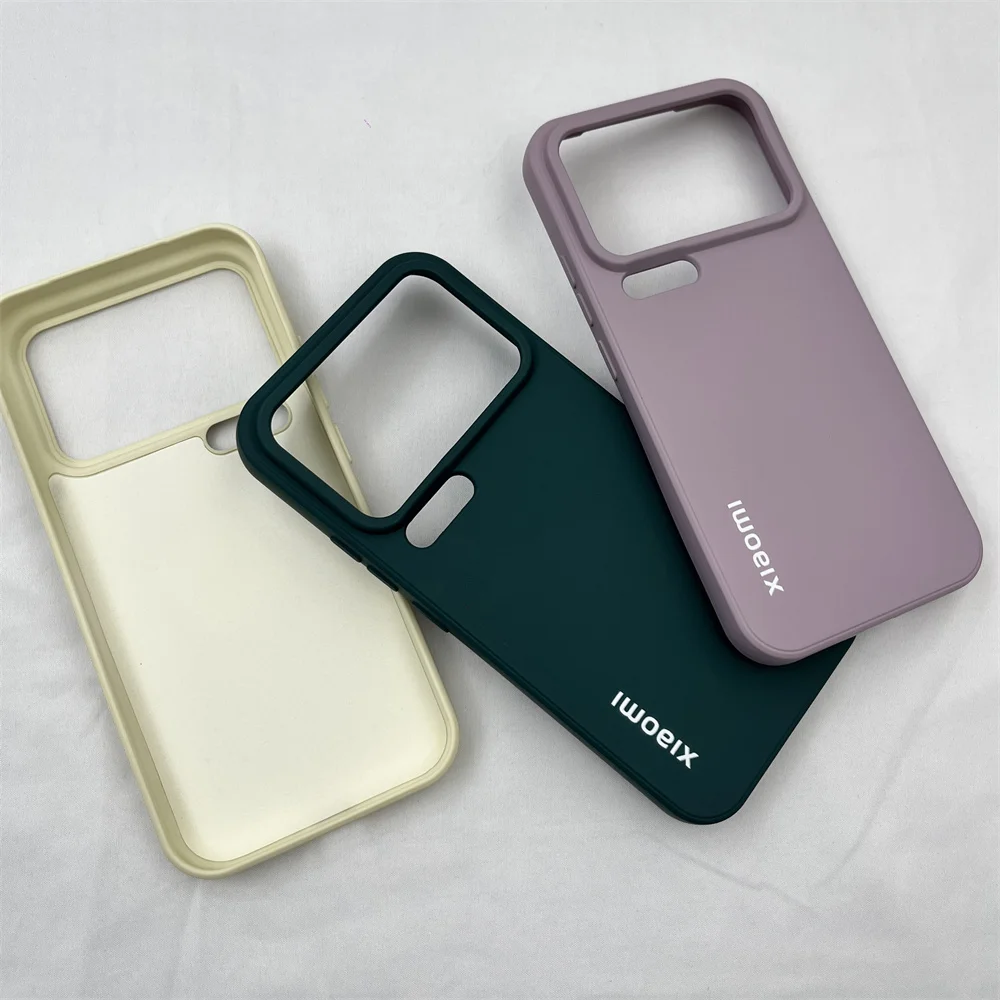 Soft Liquid Silicone Solid Color Protective Case