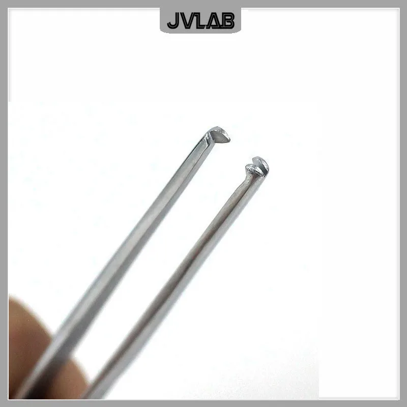 Tissue Holding Forceps 12.5 cm Surgical Home Tissue Tweezers 125mm Heat Resistant Medical Dressing Forceps Width 10mm Hook 1*2