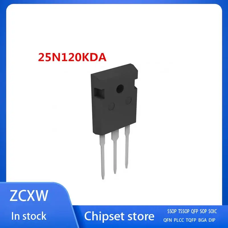 

10PCS/LOT KGF25N120KDA 25N120KDA KGH25N120NDA KGT25N120NDA TO-247 25A 1200V