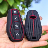 Silicone Car Remote Key Cover Holder Chain Key Case for BYD Atto 3 Han EV Dolphin Song PRO Max Tang DM Yuan Dolphin E2 Qin PLUS 2