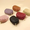 Fashion Women Mini Wallet Leather Female Purse Card Holder Coin Purse Short Wallets Small Purse Zipper Keychain Clutch Bag 1