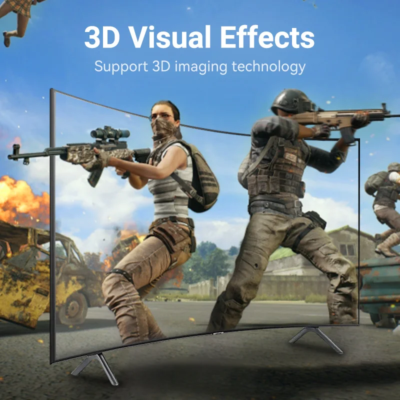 Vention High-Speed DisplayPort Cable - Enhanced Audio & 8K HDR Video Support
