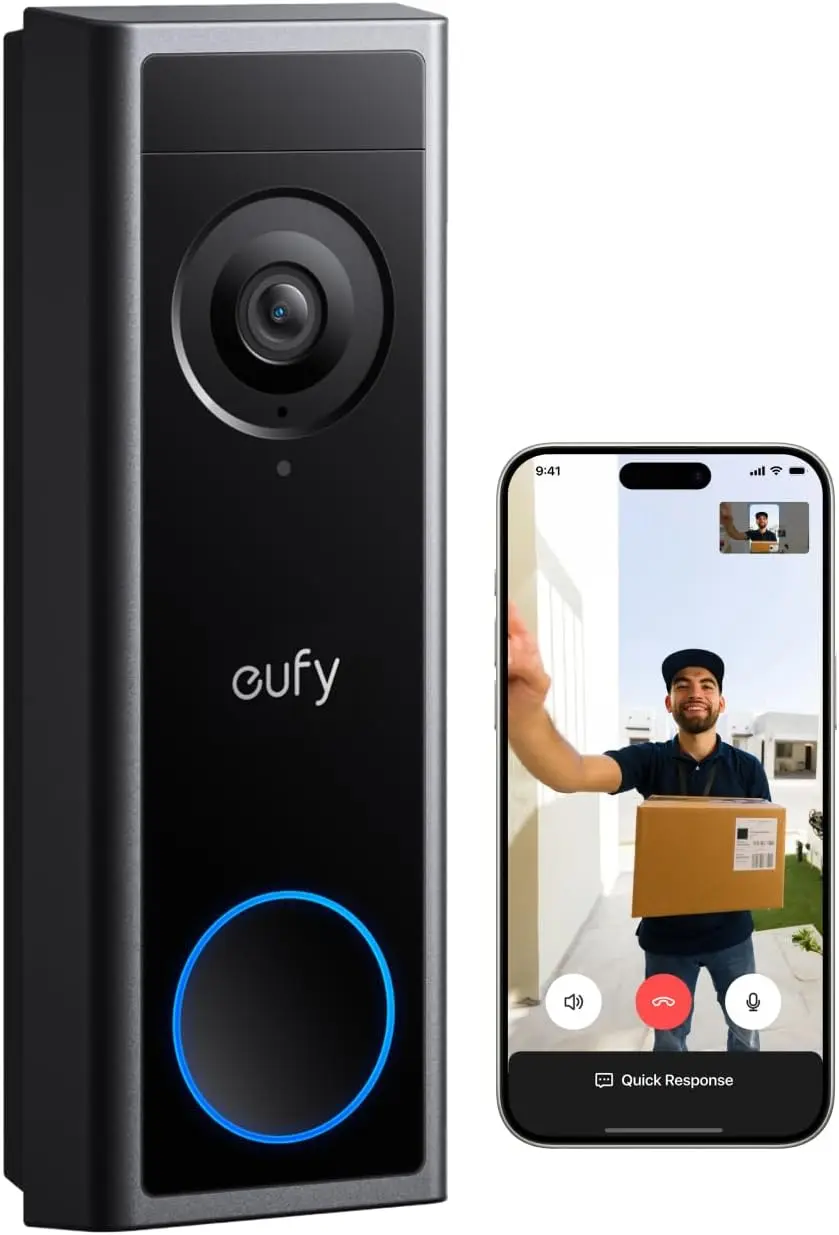 Campanello con videocamera vista frontale