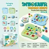 Dinosaurs Collide, Geometric Shapes Pair, Puzzle Thinking Training, Parent-Child Early Education, Interactive Tabletop Game Toys 2