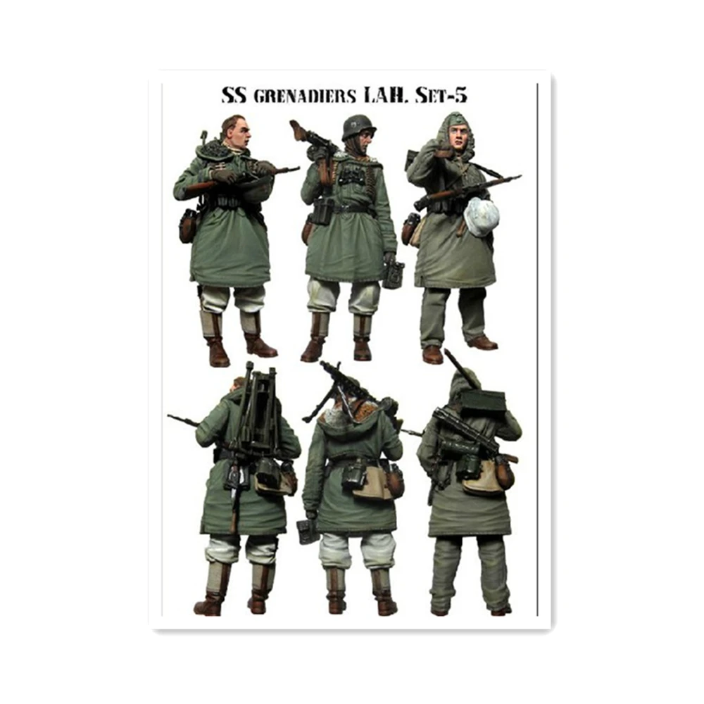 1/35 Kit Modello Kit Resina Gruppo Mitragliatrice