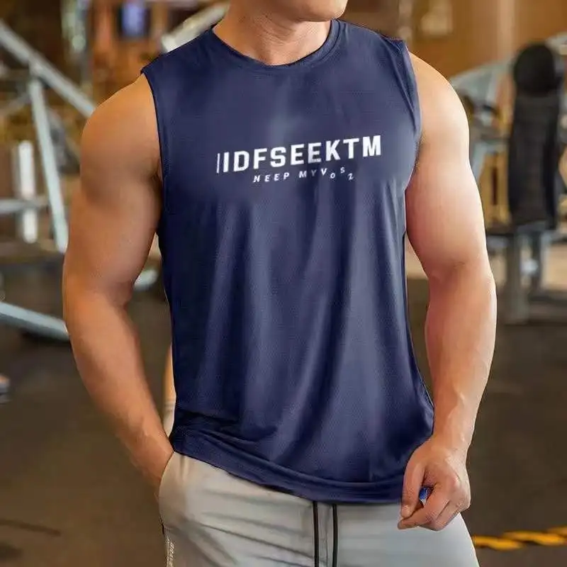 Men Tank Tops Sleeveless Shirts Muscle Vest Mesh Breathable Basketball  Fitness Gym Wear Men  Workout Clothes for Men