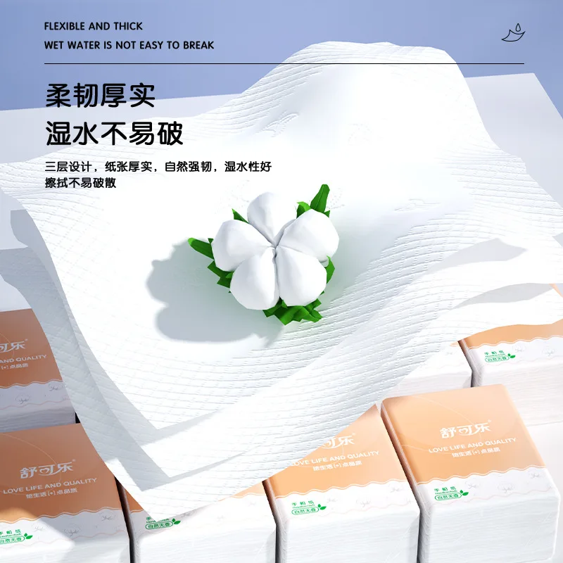 Facial Tissues Packs Pocket Paper Napkins Travel Size Mini 3 Ply for Kid School Travel Camping Office Daily Use