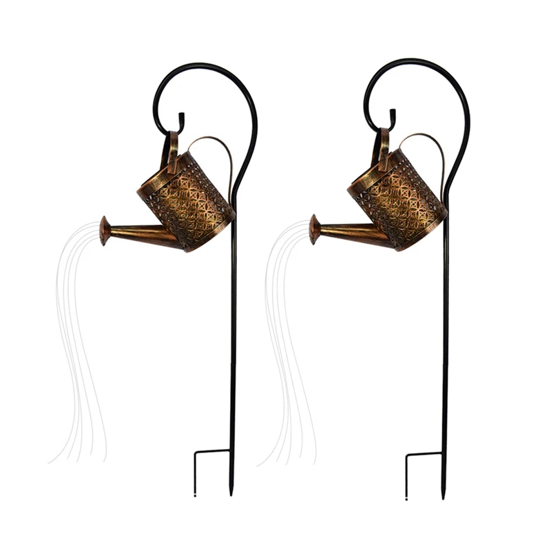 

Outdoor Solar LED Watering Can Light,Garden Lights With Hook For Outdoor Yard Balcony Garden Decoration