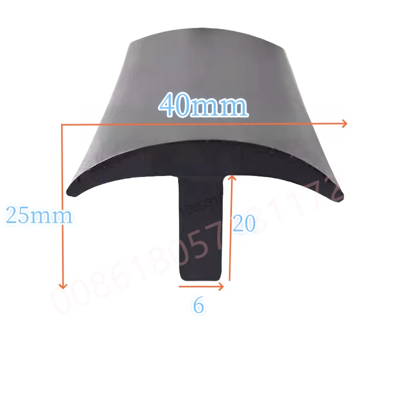 Description Picture 6 of itemRubber T Strip Gap Cover Edge Encloser Shield Wall Panel Cable Solar Photovoltaic Panels Machine Sealing Strip Black