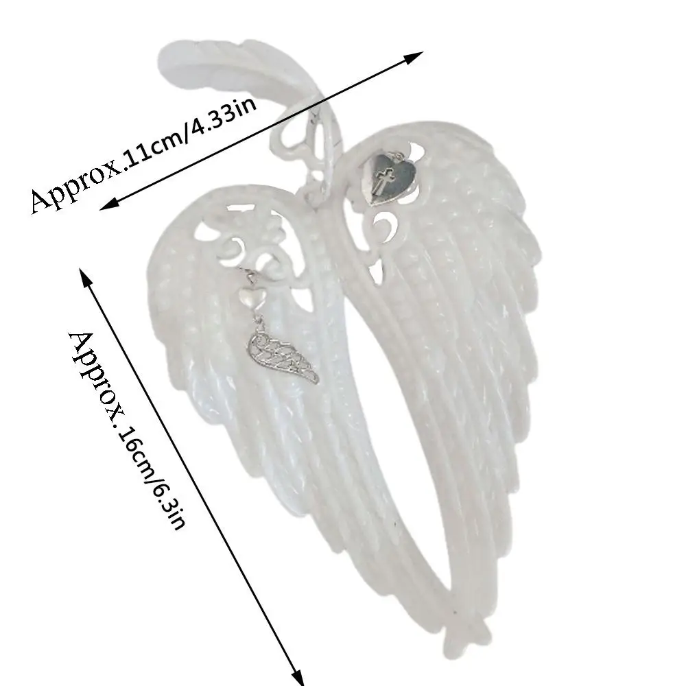 Creative Angel Wing Keychain Pendant Versatile Bag Pendant Y2k White Wing Keyring Exquisite Backpack Decor Accessories Gifts