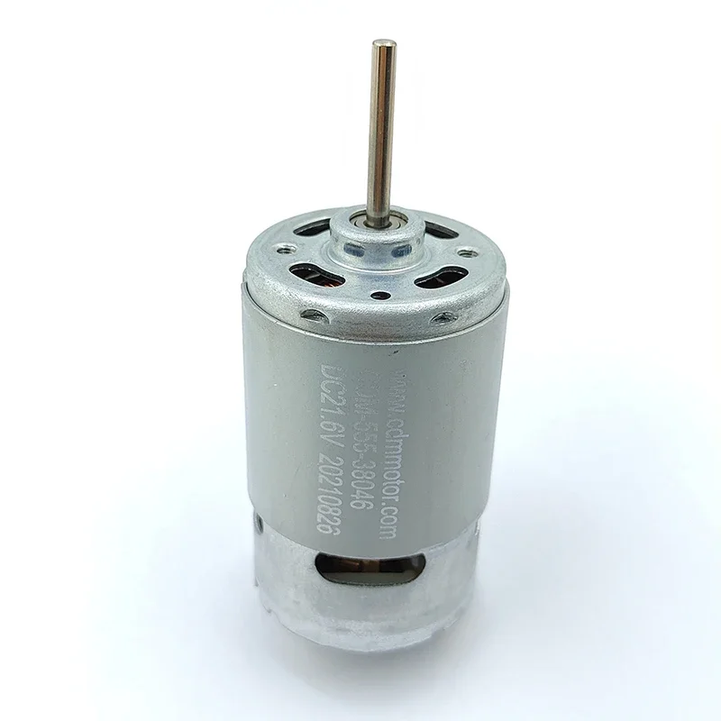 RS-555 미니 36mm 모터 DC 12V 18V 21.6V 24V 13000RPM 중속 전면 볼 베어링 카본 브러시 모터 DIY 취미용 장난감 모델