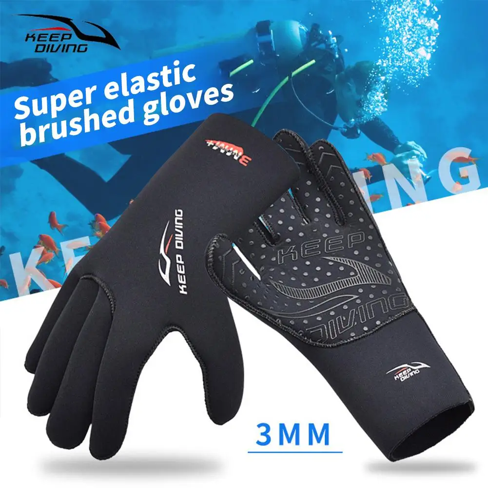 

3MM Neoprene Diving Gloves for Men Women Anti-skid Anti-Scratch Swimming Gloves For Kayak Surfing Snorkeling Fishing