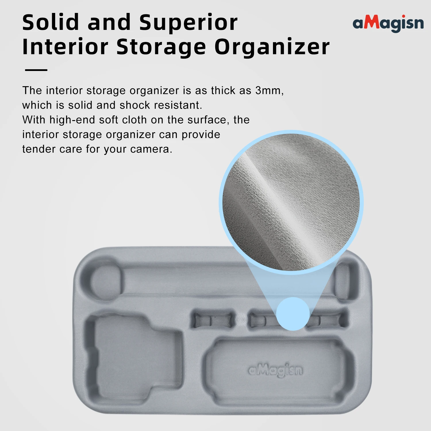 aMagisn Carrying Case for DJI Osmo Action 5 Pro，Travel Portable Bag Compatible With Action 5 Pro / 4 Adventure Combo Accessories