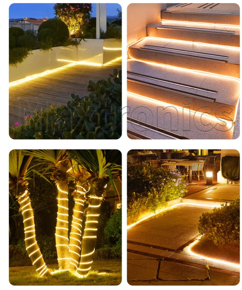 3열 초고휘도 DC24V 5M COB LED 스트립 라이트 3000/4000/6000K 2200루멘/m 고밀도 LED 조명 960LEDs/m 유연한 테이프