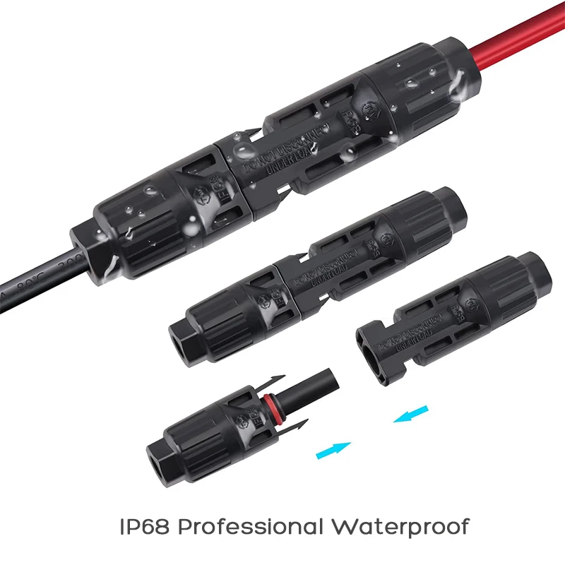 Solar Connector to XT60I-F Extension Cable 1.5m/5ft 12AWG for Ecoflow RIVER 2/2 Max/2 Pro/DELTA 2/Max (2000)/DELTA Pro etc. solar panel connector cable
