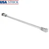 Glass Support Arm Frameless Shower Door Brushed Nickel Wall-to-Glass Bar 1/4" 3/8" 51 3/16-in 1