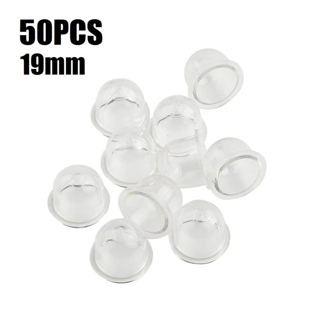 50pcs 19mm Fuel Pump For Primer Bulbs Carburetor For Primer Bulb For Chainsaws Blower Trimmer Brushcutter Lawn Mower Accessory