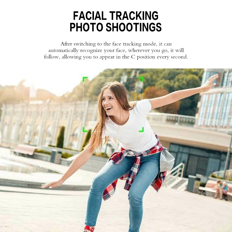 Rotazione Face Tracking Selfie Stick Treppiede All-In- Object Tracking Holder Fotocamera Gimbal Photo Vlog Live Video Record