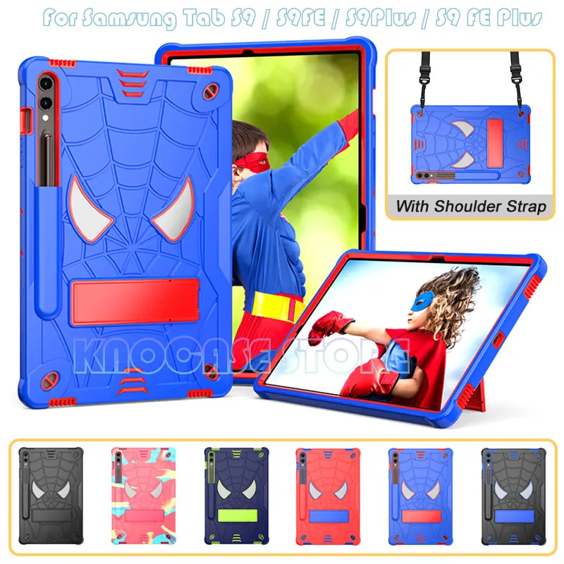 Per Samsung Tab S9 S9 + S9 Plus X810 S9 Fe X510 S9 Fe Plus 3 In1 Custodia Rigida Protettiva Antiurto Resistente Per Tutto Il Corpo