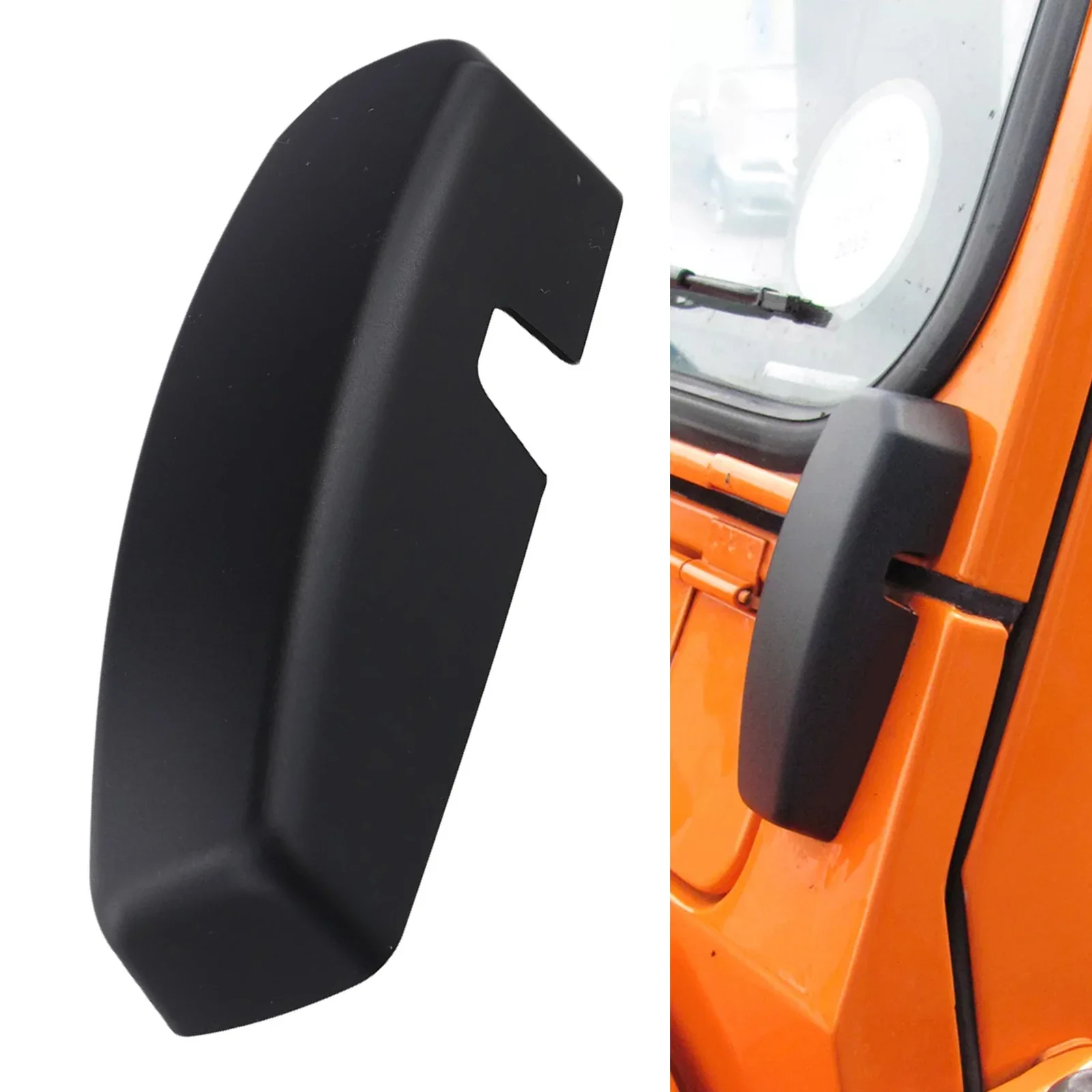 Car Windscreen-Bulkhead Support Bracket Cover Matte Black Cap ABS Land Rover Defender SVX 1pc windscreen support bracket cover