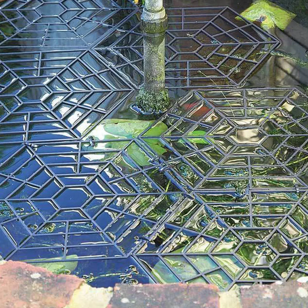 Pond Protector Net Pond Fish Guard Floating Net Protectors Mesh Plastic Protective Cover UV-resistant Pond Fish Guard Floating Net