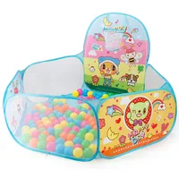 1.2M Portable Baby Pools Ball Pit Dry Pool Balls Cartoon Children's Pool Balls Outdoor Games Kids Playpen Ball Box Baby Pool 1