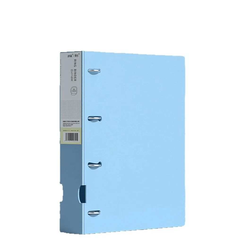 Document Organizer Minimalist 4-Hole Binder Office Binder Rugged A4 D-Ring Binder For Student Organization Office Document - 6