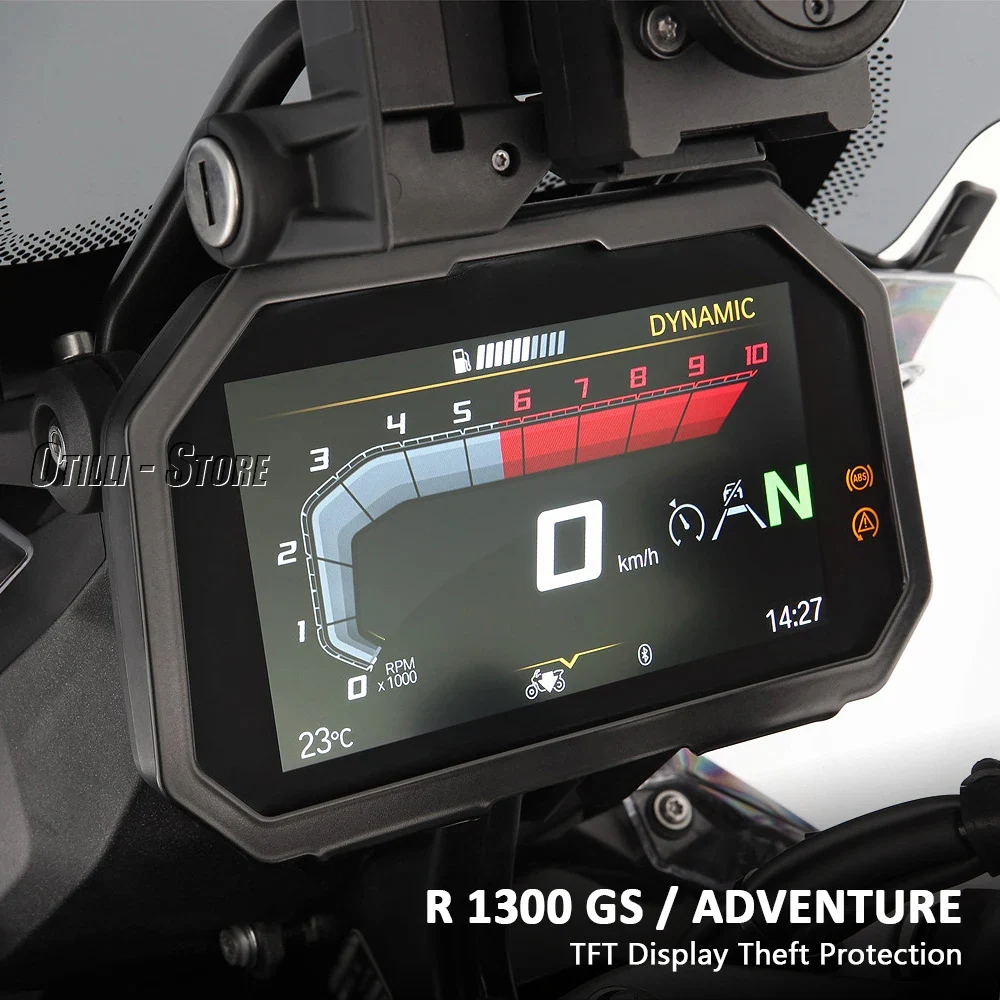 R1300GS TFT 도난 방지 스크린 보호기 미터 프레임 커버 BMW R1300 R 1300 GS 1300GS 어드벤처 GS1300 2023 2024 2025용