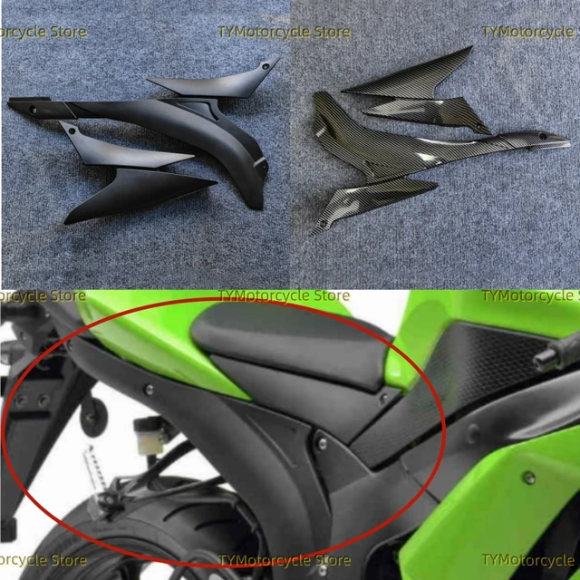 Gas Tank Side Trim Cover Panel Fairing Cowl For Kawasaki ZX6R ZX636C D